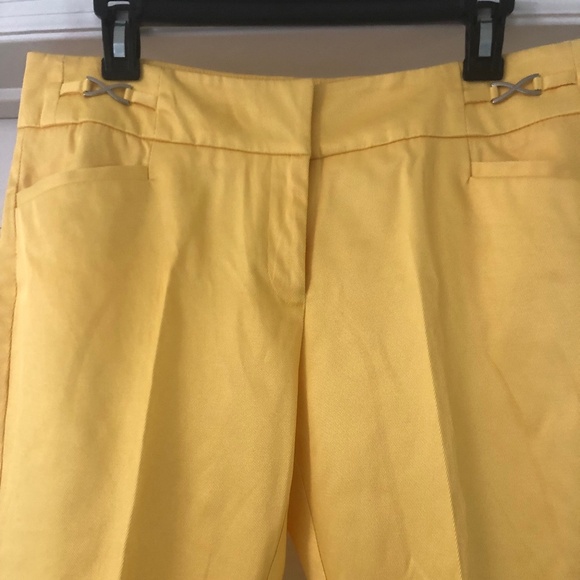 7th avenue women yellow pants - Picture 8 of 16